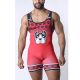 Cell Block 13 Muzzle Up Singlet | Red
