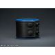 Mr.S Leather Piped Leather Wristband | Blue