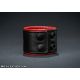 Mr.S Leather Piped Leather Wristband | Red