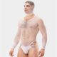 Barcode Berlin Fishnet Body Combo | White