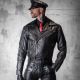 Boxer Barcelona Berlin10 Leather Biker Jacket | Black