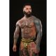 Strapp Metal Chaos Performance Jock Strap | Black & Yellow