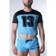 Cell Block 13 Starter Cropped Tee | Blue