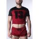 Cell Block 13 Starter Cropped Tee | Red