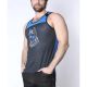 Cell Block 13 Kennel Club Dark Pup Tank Top | Blue