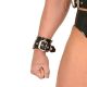 Invincible Rubber Rubber Premium Wrist Restraints | Black