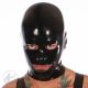 Invincible Rubber Rubber Anatomical Hood - Black