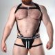 Dark Room Stamina Panel Brief Suit | Black