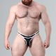 Dark Room Push-Out Thong | Black