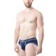 Nasty Pig Core Y-Front Brief | Midnight Navy/Perry Blue