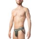 Nasty Pig Core Jock Strap | Army Green/White
