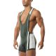 Nasty Pig Goalkeeper Singlet | Army Green/White