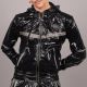 Mr. Riegillio Shiny Nylon BASE Tracksuit Jacket - Grey
