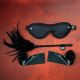 SEI MIO - Strict Tease - Ribbon Ties, Blindfold and Tickler Kit (3 piece)