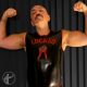 Invincible Rubber Rubber LOCKED UP Sleeveless Top - Black/Royal Blue/Grey