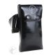Invincible Rubber Rubber Smart Phone Pouch - Black