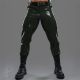 Invincible Rubber Rubber Special Forces Pants - Olive Green/Black