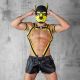 Boxer Barcelona Neon Rave Bracer Harness - Black/Yellow