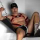 Boxer Barcelona Neon Rave Bracer Harness - Black/Red