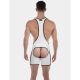 Barcode Berlin Backless Singlet Versos - White/Black