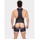 Barcode Berlin Singlet Kam - Black-Royal