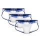 BIKE® 3-Pack Stretch Cotton Jockstrap - White