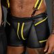 Mr S Leather Neo Cyber Boxer - Black/Yellow