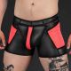 Mr S Leather Neo Cyber Boxer - Pink