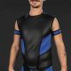 Mr. S Leather Neo Cyber Tee - Royal