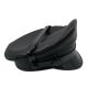 Biker Black Leather - Matte Black Visor