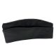 Military Overseas Flat Cap Black Leather