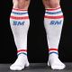 Strapp Metal STRAPP FOOTBALL SOCKS - WHITE/BLUE/RED