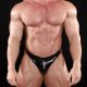 Strapp Metal VOID RUBBER THONG - BLACK