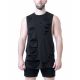 Nasty Pig Chaos Long Shredder Tank Top - Black