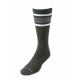 Nasty Pig Hook'd Up Sport Sock 3.0 - Army Green/Shark Grey/White - One Size