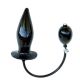 Mister B Inflatable Solid Butt Plug - Black XL