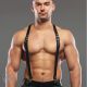 Invincible Rubber Rubber Buckle Up Braces | Black