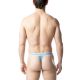 Nasty Pig Core Thong | Light Teal/White