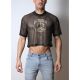 Cell Block 13 Field Goal Mesh Football Tee - Black