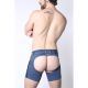 Cell Block 13 Terry Denim Chap Short - Indigo