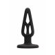 PLUG & PLAY Hollow Silicone Butt Plug with Suction Cup | 2-4 Inches
