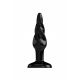 PLUG & PLAY Twisted Rubber Butt Plug with Suction Cup | 4 Inches