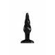 PLUG & PLAY Twisted Rubber Butt Plug with Suction Cup | 3 Inches