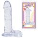 7 Inch Crystal Jellie Ballsy Cock