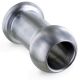 Ballistic Metal THRU HOLE Butt Plug | 2.5 inch diameter