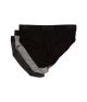 2(x)ist No Show Brief 3 Pack - Black | Heather Grey | Charcoal