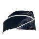 Leather Army Hat - White Piping