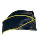 Leather Army Hat - Yellow Piping
