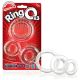 Sreaming O Ringo - Cockring 3 Pack: Clear