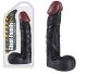 GIANT FAMILY Little Dick: XL 11 Inch Anal Dildo - Black 2